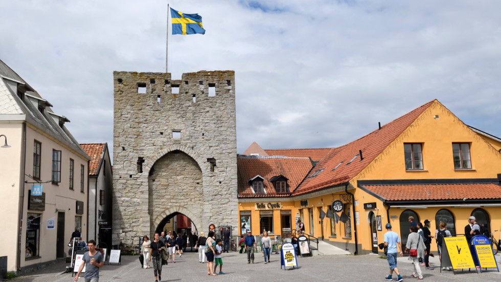 Resandet till Visby minskade kraftigt, både från Göteborg och Stockholm. Arkivbild från Visby.