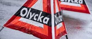 Skoterolycka – fick skotern över sig