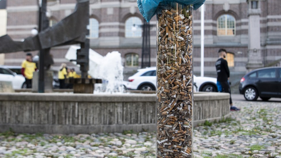 Fimparna toppar Norrköpings skräpliga, åtminstone sett till antalet. 17 blåa påsar med fimpar samlades in –enbart i innerstaden.  