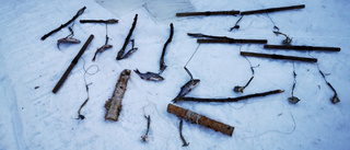 Olagliga fiskeredskap hittade i Kiruna
