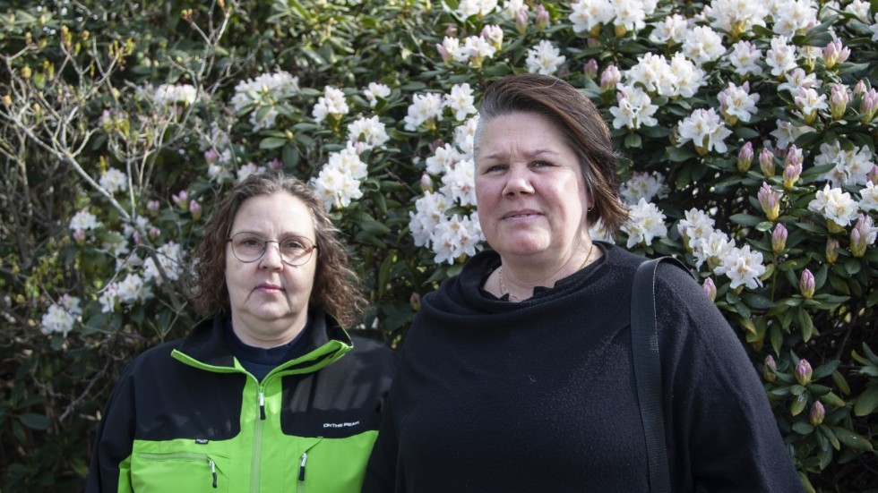 Annica Tillberg och Susanne Litche arbetar på Strömsborgs äldreboende och skrev under veckan ett brev till Sverigedemokraterna. 