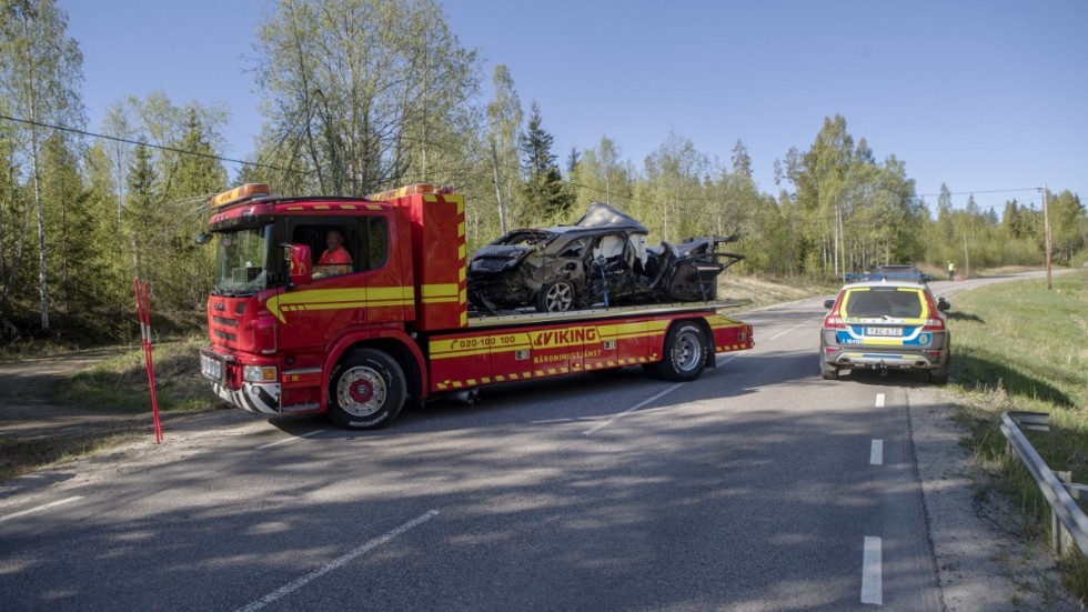 Räddningstjänst, ambulans och polis var på plats vid olyckan.