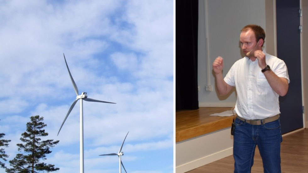 Fred Olsen Renewables, genom projektledare Staffan Svanberg, ser deras vindkraftspark som något positivt för Kinda och kommunens utveckling.