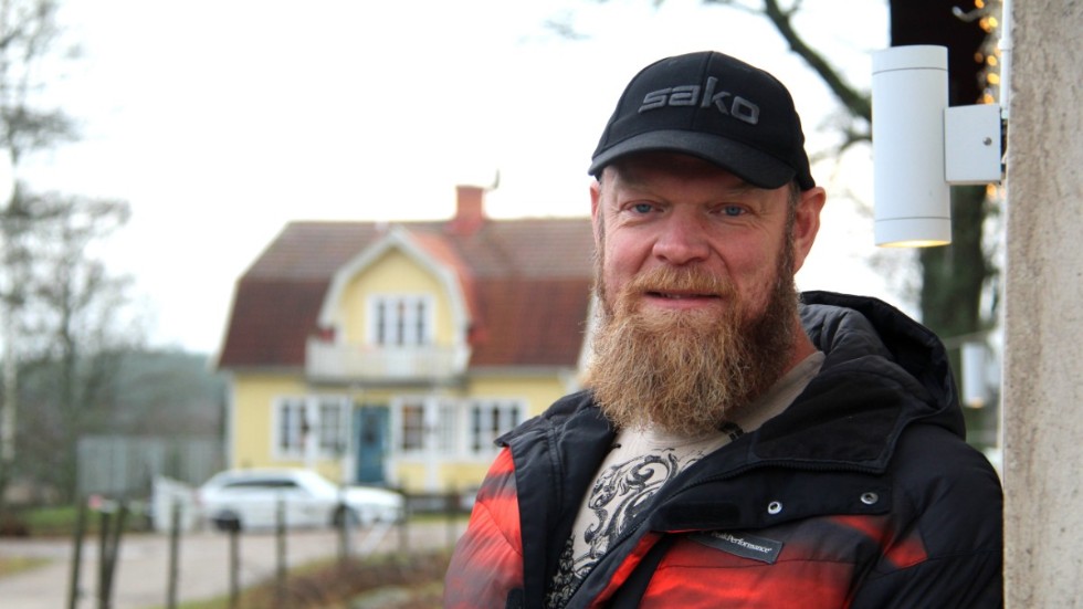 Magnus Samuelssons på gården i Tidersrum.