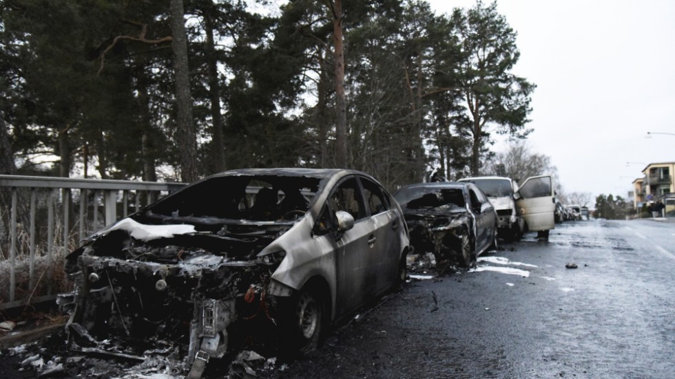 Bilbränder är ingen ny företeelse i Sverige.