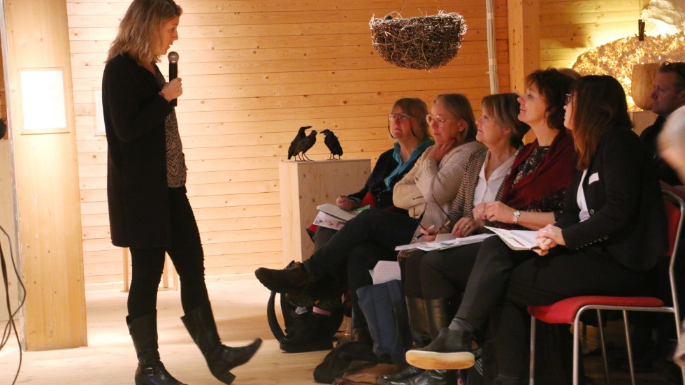 Malin Tillmar föreläste om de resultat hon kommit fram till genom sin forskning om landsbygden, och kvinnors företagande på landsbygden i synnerhet.