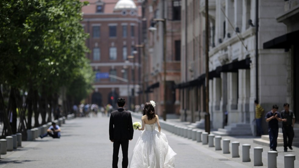 I den kinesiska staden Yiwu ska personer som planerar att gifta sig kunna söka i en databas om en partner tidigare har dömts för våld i en nära relation. Arkivbild.