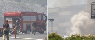 Våldsam brand bröt ut: "Intensiv släckning"