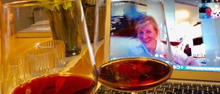 Satsar på vinprovning on-line under coronakrisen