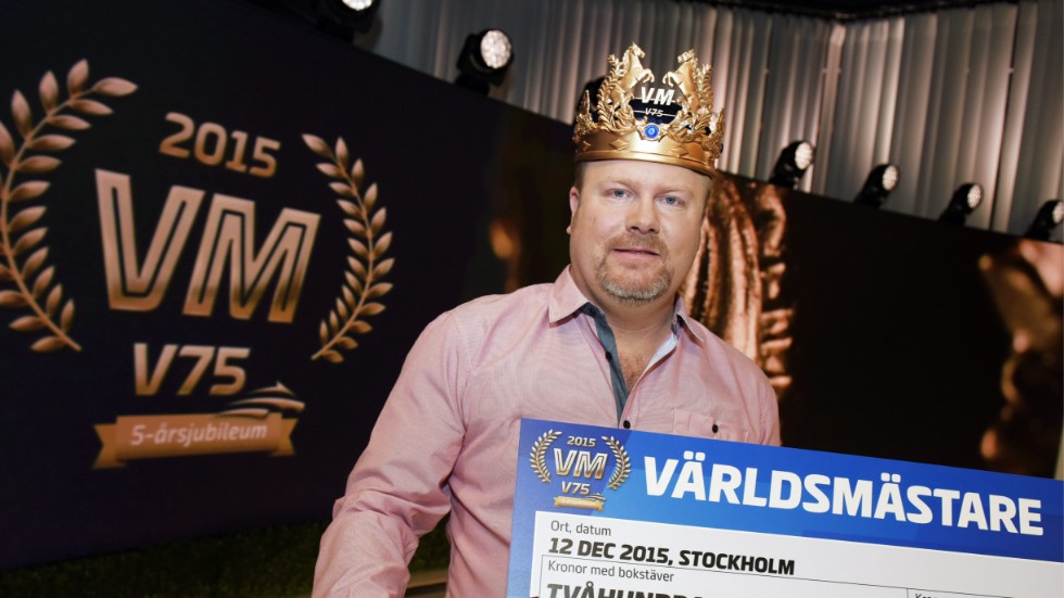 2015 blev Magnus Strömsten världsmästare i V75. 