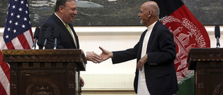 Pompeo på plats i Kabul – vill rädda avtal