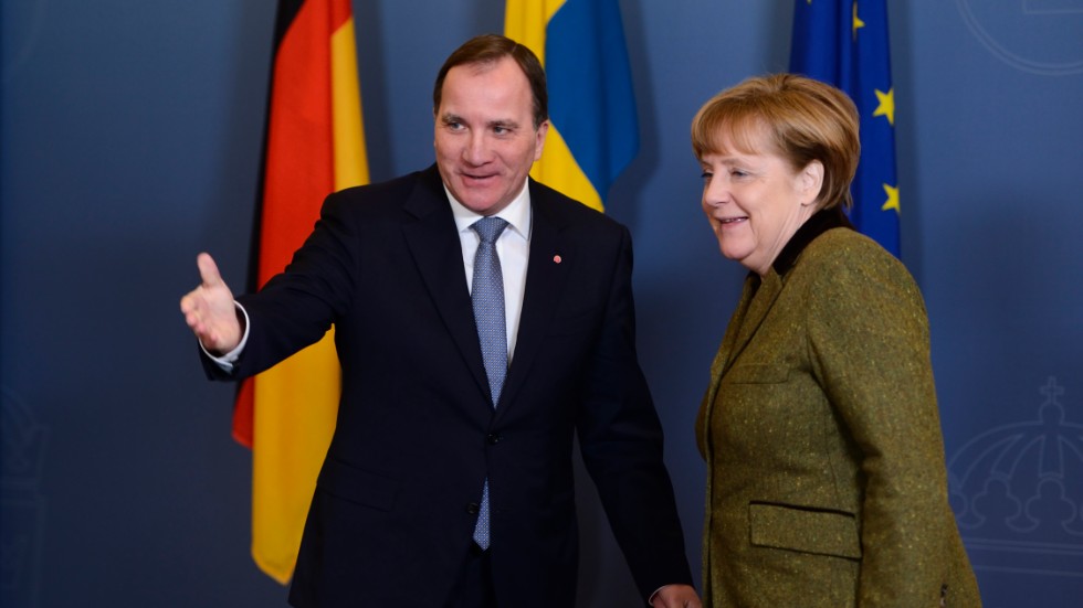 Statsminister Stefan Löfven talade om kampen mot coronaviruset med Tysklands förbundskansler Angela Merkel. Arkivbild.