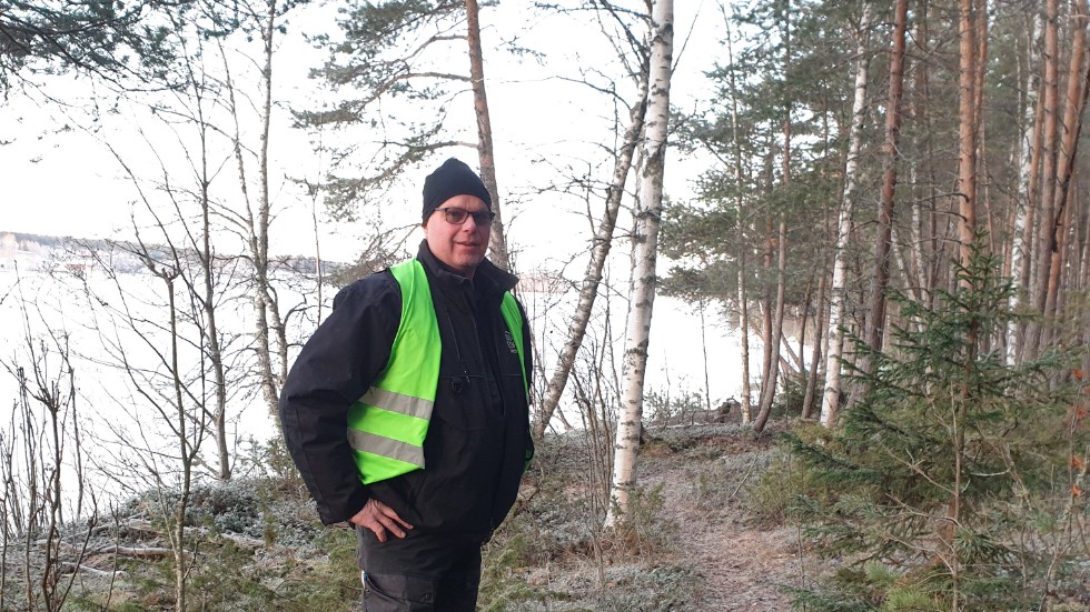 Christer Lindbäck, operativ chef för Missing people Norrbotte hoppas på frivilliga i sista sökinsatsen i år efter Mikael Simonsson i Notsel.