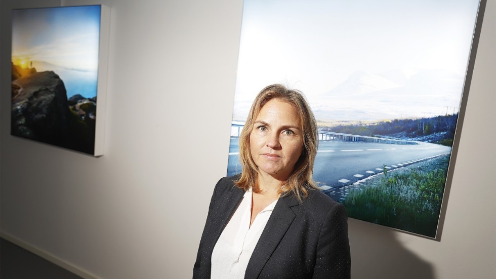 Anne Bast är kommunikationschef på Volvo Construction Equipment, VCE i Eskilstuna.