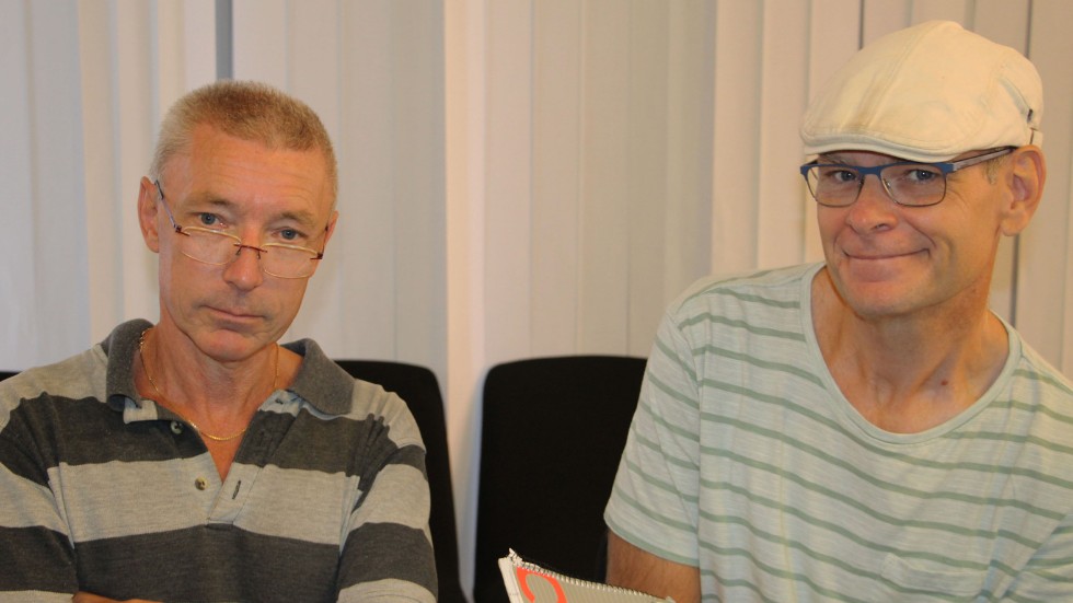 Freddy Scherlin och Niklas Ripnäs var på informationsmötet.