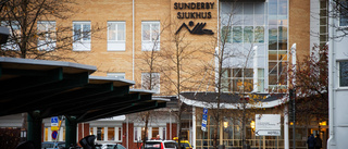 Stor vattenläcka på Sunderby sjukhus - två meter högt vatten
