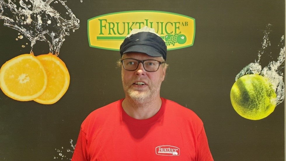Kristoffer Vuori, vd på Fruktjuice i Enköping.