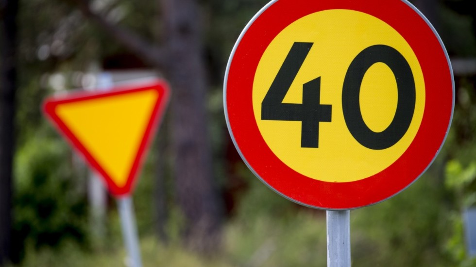 En bilist i Karlskrona höll 105 kilometer i timmen på en 40-sträcka. Arkivbild.