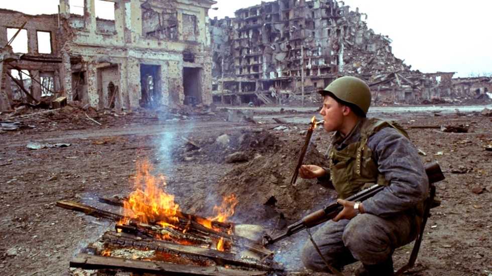 I dag är det mesta återuppbyggt, men medan Tjetjenienkriget pågick var förstörelsen till och med värre än under krigen på Balkan.