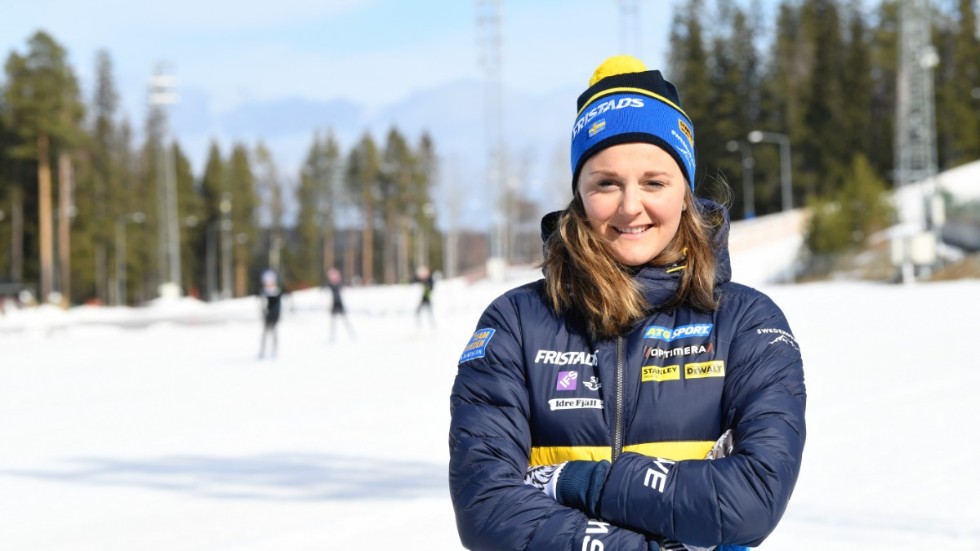 Stina Nilsson satsar mot OS 2022 som skidskytt. Arkivbild.