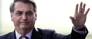Bolsonaro döms att ha munskydd 