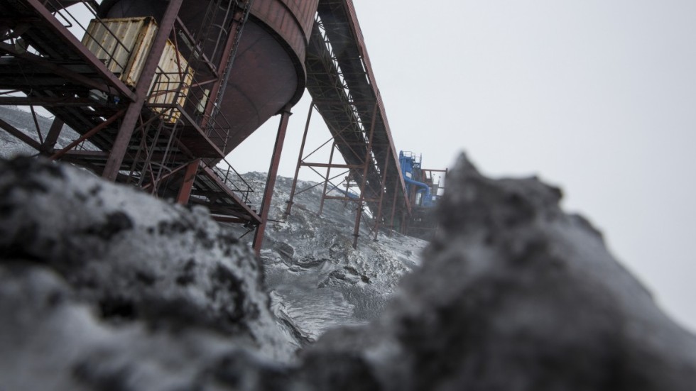 Gruvdriften har minskat på Svalbard – men samhället är självförsörjande på kolkraft. Arkivbild.