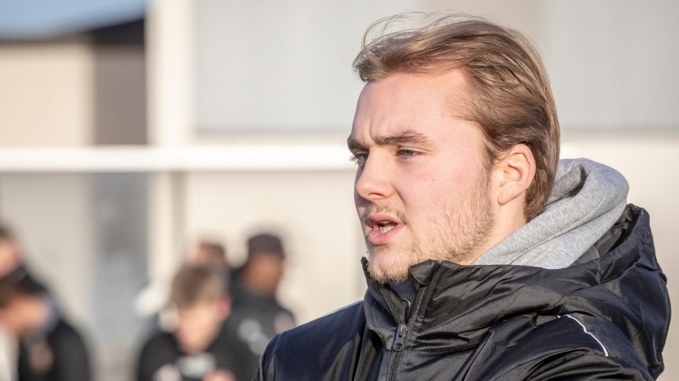 Daniel Rambin gjorde sitt första mål för Rimforsa IF, i cupen mot Sturefors. 