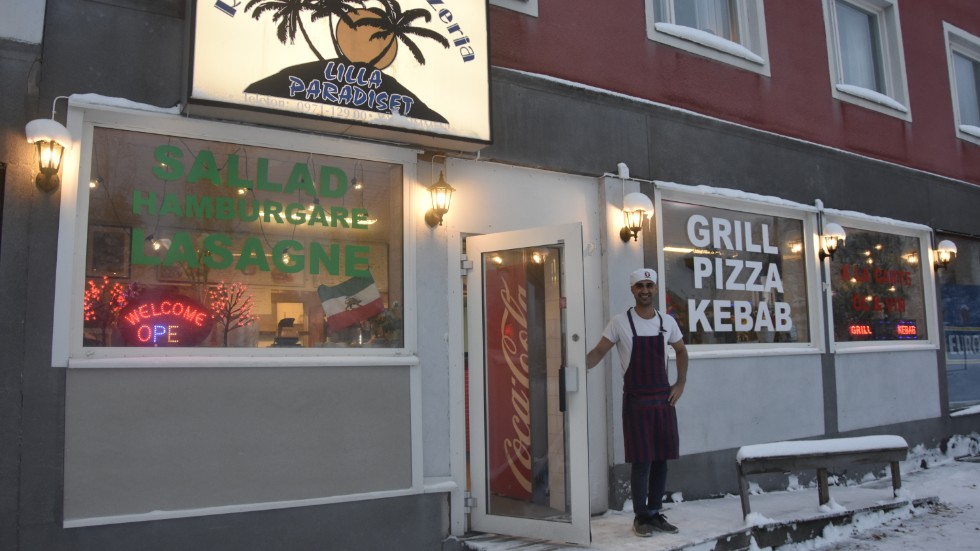 Pizzeria lilla paradiset är fortfarande paradiset för Danyar Mohammed.