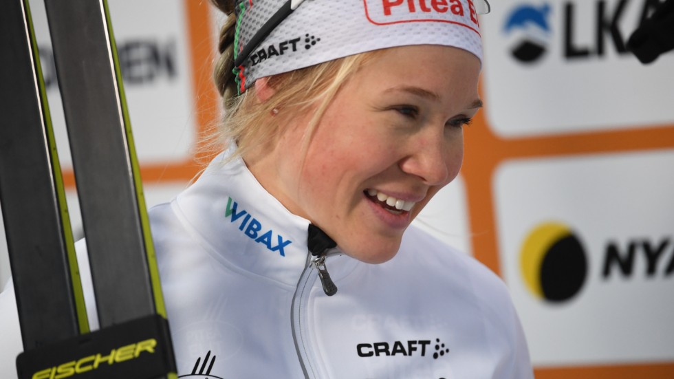 Jonna Sundling, ny i Piteå Elit, gick till final i världscuppremiären.