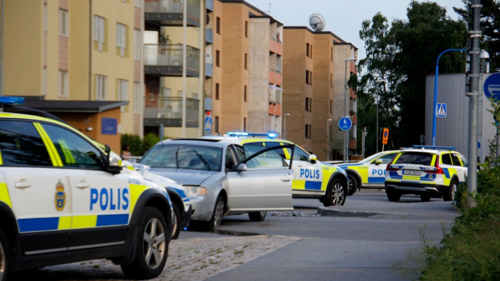 De många skottlossningarna i Uppsala ger sämre trygghet. Bilden är från i juni.