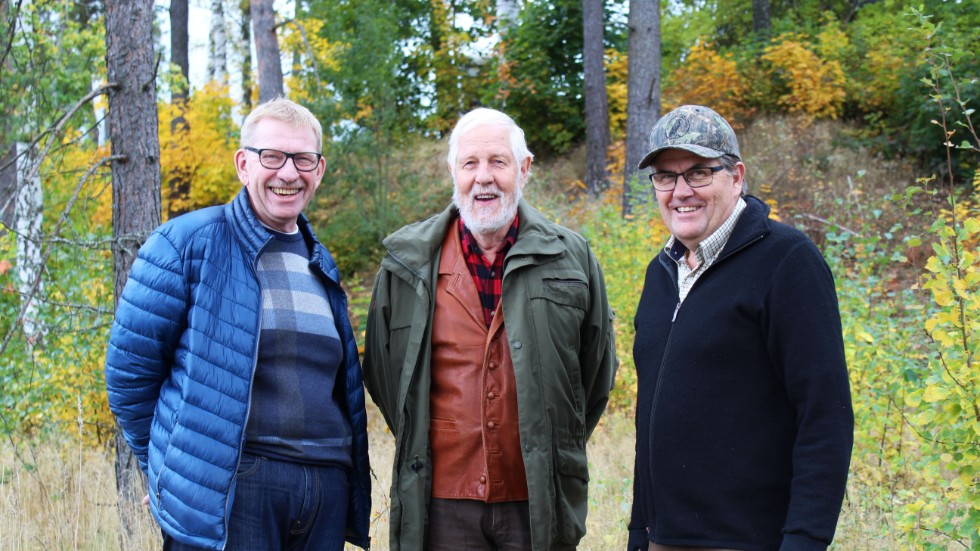 Från vänster: Olle Ahlström, Olle Granath och Bill Nelson. 