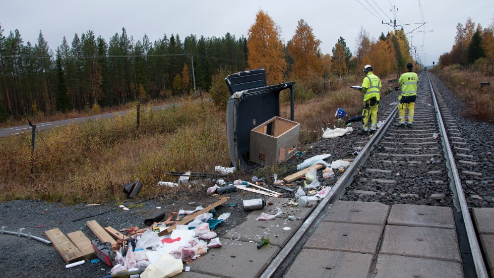 Dödsolyckan i  Granberget norr om Boden krävde två dödsoffer när en bil kolliderade med tåget.