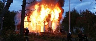Brände ner huset – för övnings skull