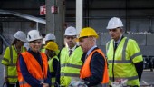 Kronprinsessan på besök i Motalafabriken