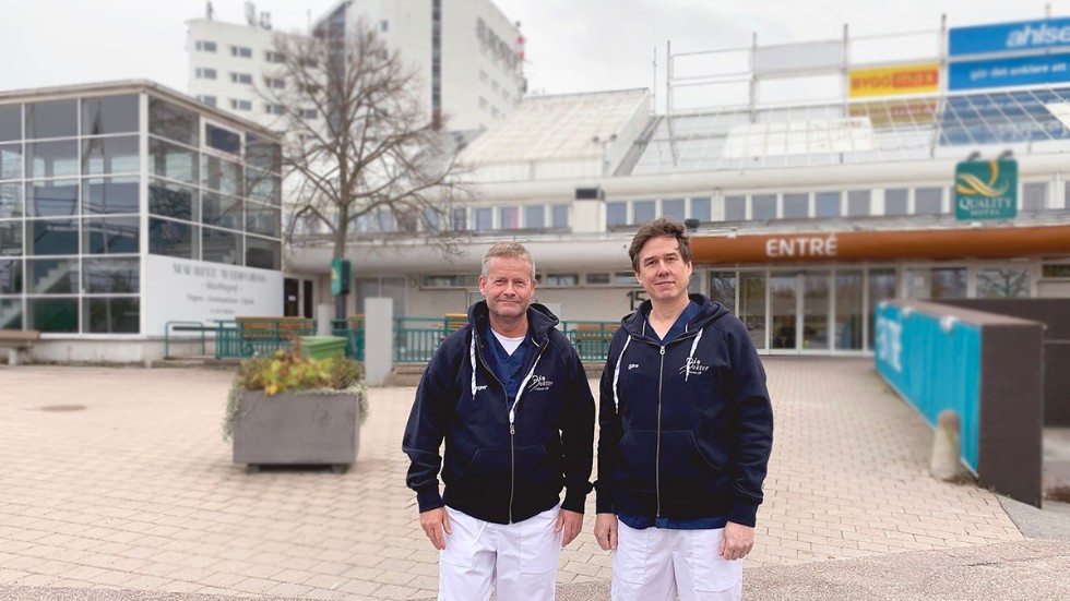 Jesper Zetterquist och Björn Strander, ägare av Din Doktor som flyttar till nya lokaler i Scandinavian XPO under sommaren 2020.