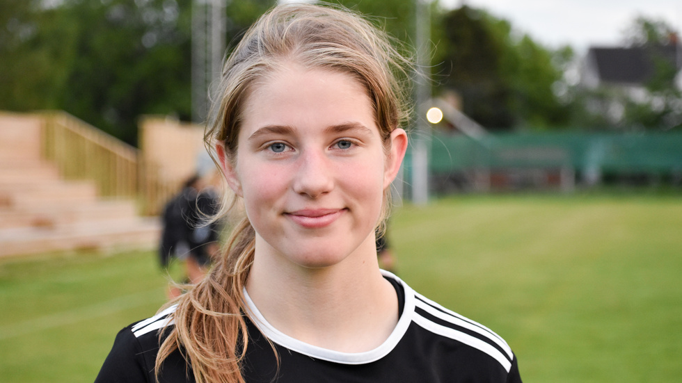 Sofia Ejlertsson gjorde 23 mål för RIF i division fyra förra säsongen. Nu är det dags för nya utmaningar, i BK Tinnis. 