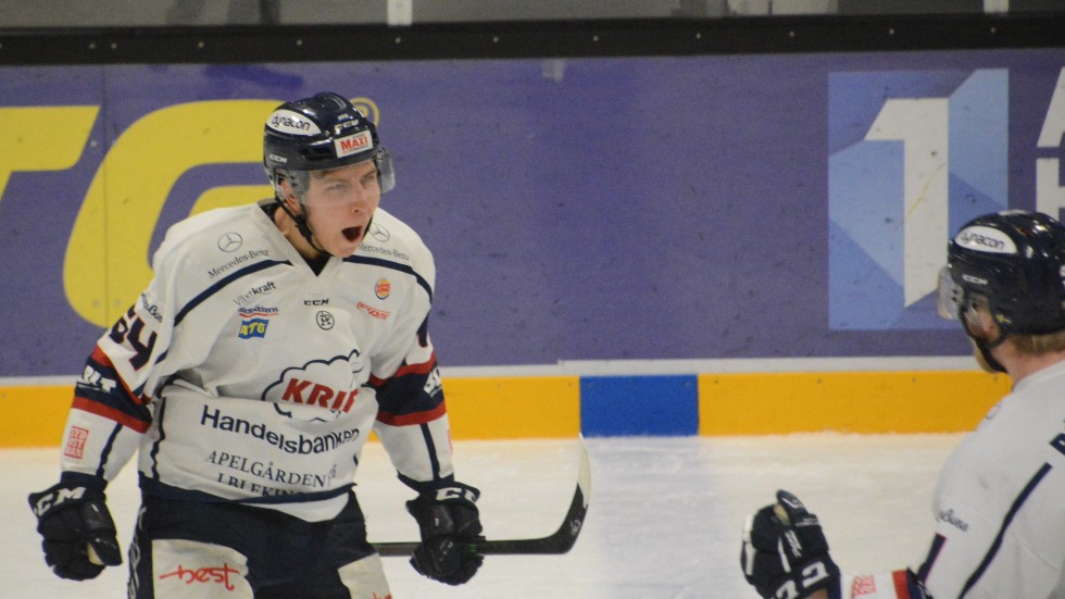 Oskar Lindgren lämnar Kallinge efter tre säsonger. Ny klubbadress blir Vimmerby Hockey.