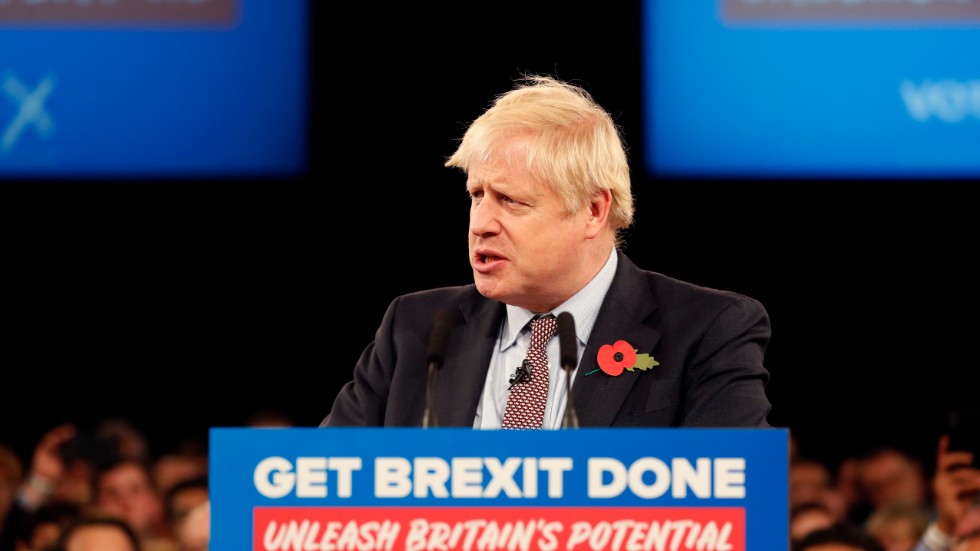 Storbritanniens premiärminister Boris Johnson som varit i fokus under Brexit-förhandlingarna.
