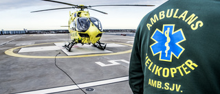 Ambulanshelikopter ingår i en jämlik sjukvård