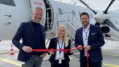 Premiärturen avklarad – nu flyger bolaget från Gotland