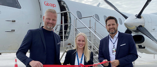 Premiärturen avklarad – nu flyger bolaget från Gotland