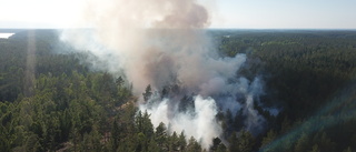 Ännu en skogsbrand i området – "rejäl rökutveckling"