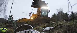 Vagnhärad utan fiber – avgrävd kabel vid Fornbyskolan: "Någon har klantat sig"