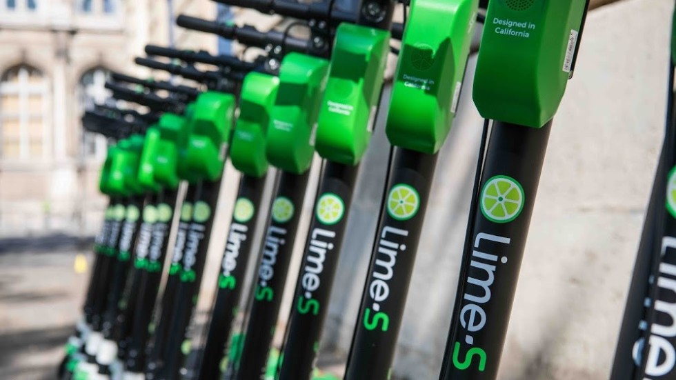 Företaget Lime placerade i april ut en flotta på omkring 100 elsparkcyklar i Uppsala.