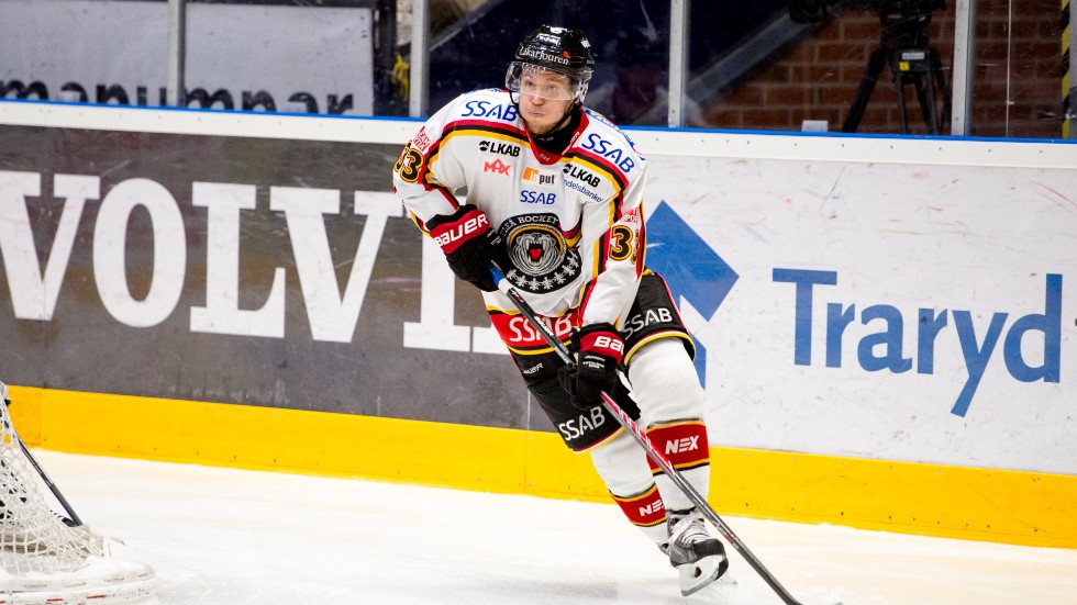 Andreas Hjelm i Luleå Hockey-tröjan.