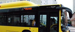 Trots protest - kontantfria bussar i Boden
