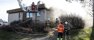 Villabrand på Djupviken       