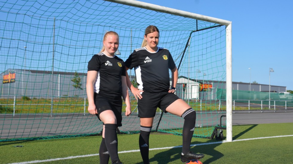 Julia Wirsén och Nathalie Johansson är redo för säsongsstart med Vimmerby IF i division 2.
