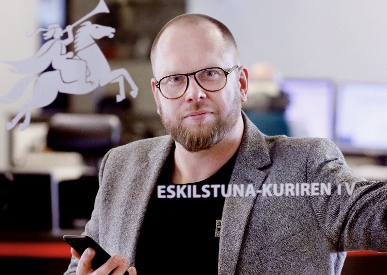 Jens Werner, onlinechef på Eskilstuna-Kuriren.