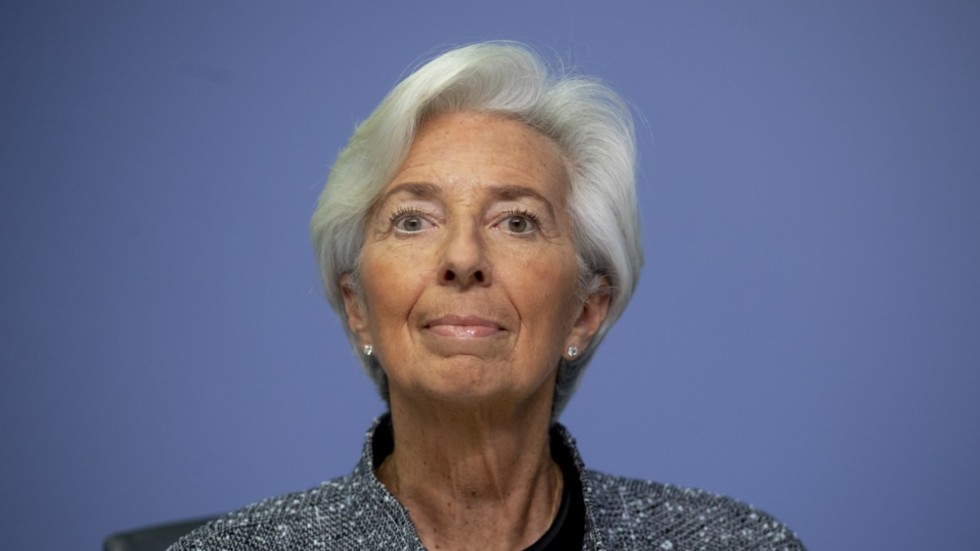 ECB-chefen Christine Lagarde. Arkivbild